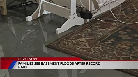 Families deal with basement flood after record-setting rain in Denver metro